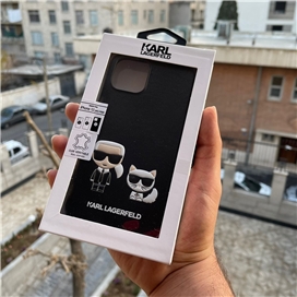 قاب اورجینال Karl Lagerfeld کارل لاگرفلد با گربه اش مناسب برای Apple iPhone 13 Pro