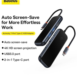 هاب 7 پورت USB-C باسئوس مدل BS-OH090