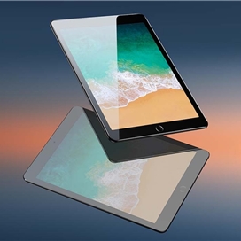 محافظ صفحه شیشه ای تمام صفحه بیسوس Apple iPad 9.7 Baseus 0.3mm Full Tempered Glass SGBL021302