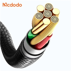 کابل شارژ هوشمند 36 واتی تایپ سی به لایتنینگ مک دودو مدل MCDODO CA-1262 طول 2 متر دارای قطع کن اتوماتیک