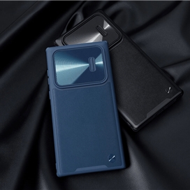 کاور نیلکین مدل CamShield Leather S مناسب برای گوشی موبایل سامسونگ Galaxy S22 Ultra