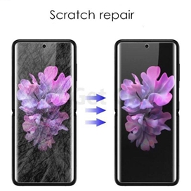 محافظ صفحه نمایش بوف مدل Hydrogel مناسب برای گوشی موبایل سامسونگ Galaxy Z Flip 4 به همراه محافظ پشت گوشی