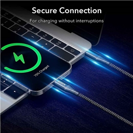 کابل USB-C به لایتنینگ برند ESR دارای MFI و شارژ طول 1 متر