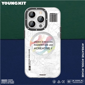 قاب YOUNGKIT یانگ کیت Camouflage Circuit Strong Anti-Drop Impact Series White مناسب برای Apple iPhone 13 Pro