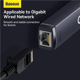 تبدیل RJ-45 به تایپ سی Baseus Hub Lite 1000Mbps WKQX000313