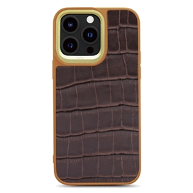 قاب برند کجسا Kajsa مدل Croco Pattern Leather مناسب برای Apple iPhone 14