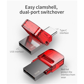 فلش مموری تایپ سی 32 گیگابایت بیسوس Baseus Red-hat Type C USB ACAPIPH-EA9