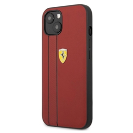 قاب گوشی فراری مدل LEATHER WITH DEBOSSED STRIPES مناسب برای آیفون 13پرومکس