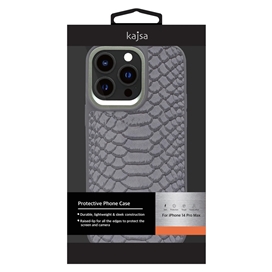 قاب برند کجسا Kajsa مدل Glamorous Snake Pattern مناسب برای Apple iPhone 14 Pro