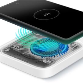 شارژر وایرلس دوکاره اورجینال سامسونگ Samsung Super Fast Wireless Charger Duo EP-P5400BWEGEU