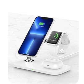 شارژر وایرلس مگنتی چند کاره رسی Recci 15W Wireless Charger Detachable Bracket Rcw-20