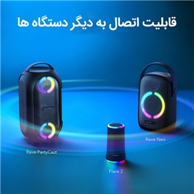 اسپیکر بلوتوثی قابل حمل انکر مدل SoundCore A3395 Rave Neo