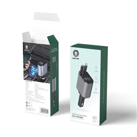 شارژر فندکی 38 وات گرین لاین مدل Car Charger