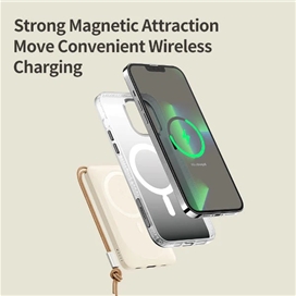 پاوربانک وایرلس 10000 راک Rock PowerBank Magnetic Wireless P89