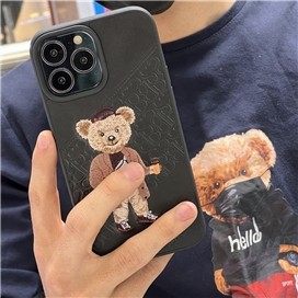 قاب چرمی برجسته Polo مدل Teddy مناسب برای Apple iPhone 13 Pro