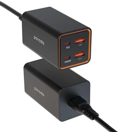 مبدل برق پرودو مدل Gan 65w