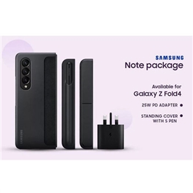 پک اصلی کاور هوشمند،قلم و شارژر سامسونگ Samsung Galaxy Z Fold 4 5G Note Package EF-OF93K