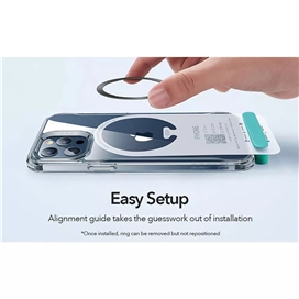 رینگ مگنتی ESR پک دوتایی مشکی و نقره ای