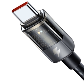 کابل شارژ دوسر تایپ سی قطع کن دار 100 وات مک دودو Mcdodo Auto Power Off Type-C To Type-C Cable CA-2840