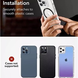 رینگ مگنتی ESR پک دوتایی مشکی و نقره ای