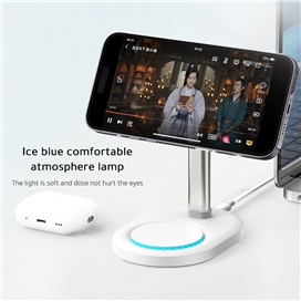 هولدر رومیزی و شارژر وایرلس دوکاره رسی Recci Wireless Charger Holder 2In1 RCW-32