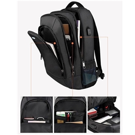 کوله پشتی لپ تاپ 15.6 اینچ ضدآب یو اس بی دار کوتتسی Coteetci classic business Backpack 14016