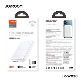 پاوربانک وایرلس 10000 مگنتی جویروم Joyroom JR-W020 توان 20 وات