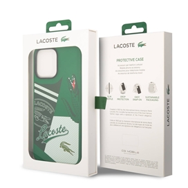 کاور LACOSTE مدل SILICONE/MICROFIBER مناسب برای گوشی موبایل اپل Apple iPhone 14 Pro Max