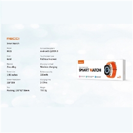 ساعت هوشمند ضدآب رسی با قابلیت مکالمه Recci RA09