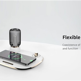 شارژر بی‌سیم و چراغ خواب 15 وات رسی Recci RLS-L11 wireless fast charging