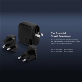 شارژر دیواری فست شارژ 100 وات انرژیا | Energea Travelite GaN100 100W Wall Charger