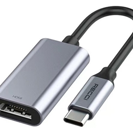 مبدل تایپ سی به اچ دی ام آی رسی Recci Type-C to HDMI Adapter 4K Cable RH11