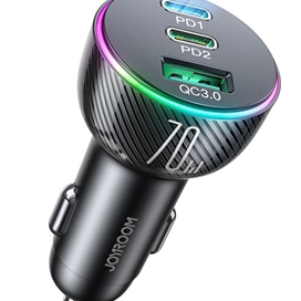 شارژر فندکی 70وات 3پورت جویروم Joyroom CAR CHARGER 70W JR-CL26