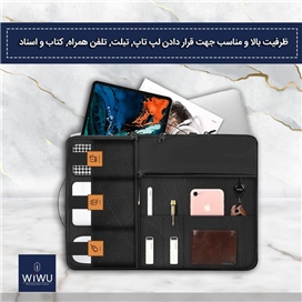 کیف لپ تاپ ویوو WIWU مدل Alpha Double مناسب برای لپ تاپ 16 اینچ