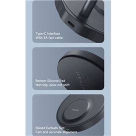 شارژر بی سیم مگ سیف دو کاره مکدودو mcdodo CH-2151 2 In 1 Wireless Charger