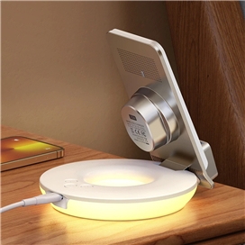 استند شارژر و چراغ خواب برند مک دودو MCDODO CH-1610 Multifunction Wireless Charger 4 in 1