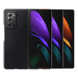 کاور چرمی شرکتی سامسونگ مدل Leather Cover EF-VF916 Galaxy Z Fold 2 5G