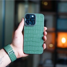 قاب برند کجسا Kajsa مدل Croco Pattern Leather مناسب برای Apple iPhone 14 Pro Max