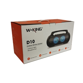 اسپیکر بلوتوث دبلیو کینگ W-King D10 توان 70 وات رم خور و فلش خور