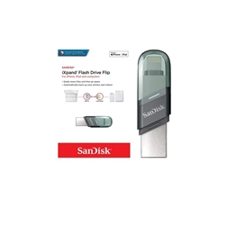 فلش مموری 128 گیگابایت لایتنینگ سن دیسک SanDisk iXpand Flip SDIX90N