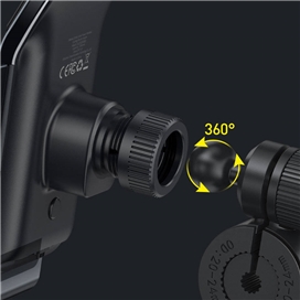 هولدر دوچرخه و موتور هوشمند بیسوس Baseus Smart Solar Power Wireless Holder SUZG010001 خورشیدی