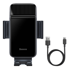 هولدر دوچرخه و موتور هوشمند بیسوس Baseus Smart Solar Power Wireless Holder SUZG010001 خورشیدی