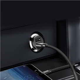 شارژر فندکی بیسوس Baseus Grain Dual USB Car Charger CCALL-ML01