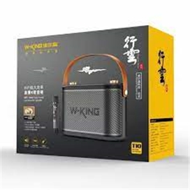 اسپیکر بلوتوث دبلیو کینگ W-King H10S توان 80 رم و فلش خور با میکروفون